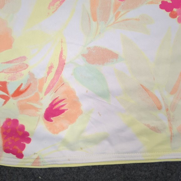 Columbia Sportswear Company Floral Tank Top XL TG Yellow Pink‎ Orange - Picture 3 of 10